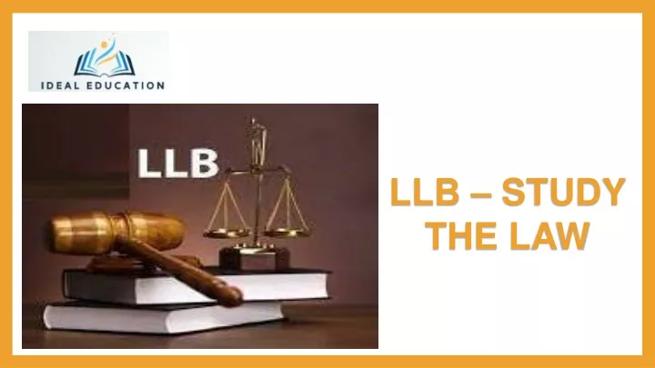 llb study the law