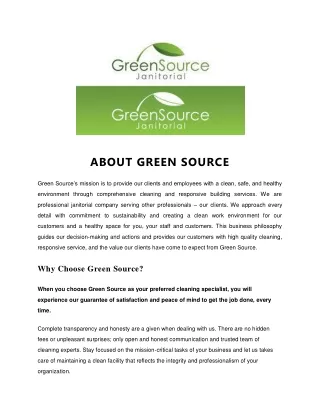 about green source