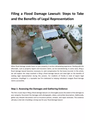 Filing a Flood Damage Lawsuit_ Steps to Take and the Benefits of Legal Representation (1).docx