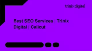 best seo services trinix digital calicut
