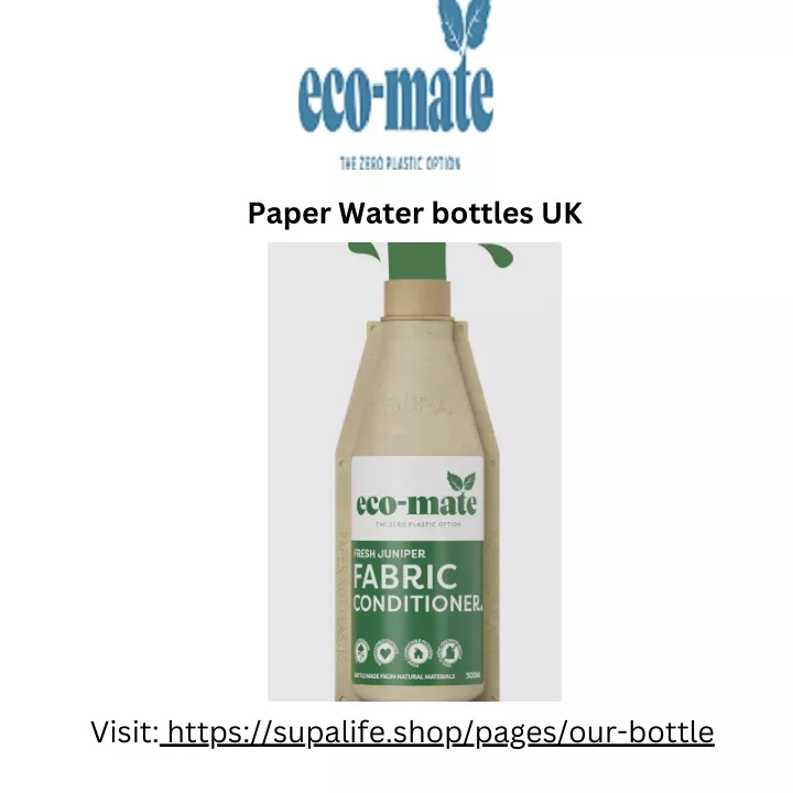 paper water bottles uk