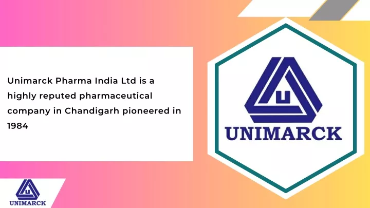 unimarck pharma india ltd is a