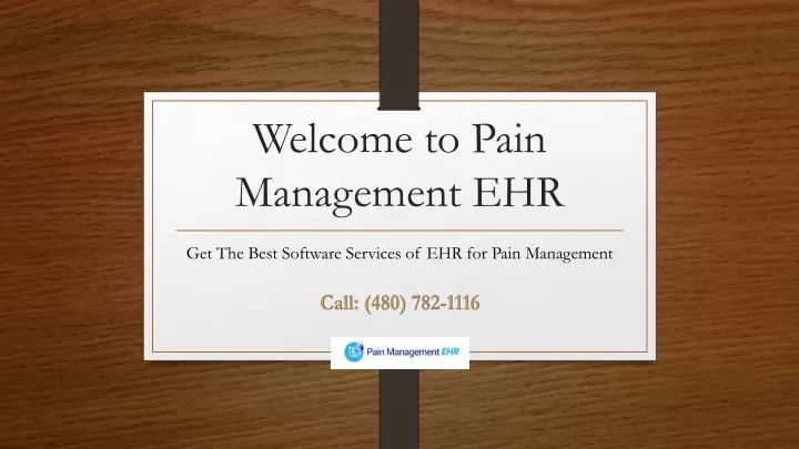 welcome to pain management ehr