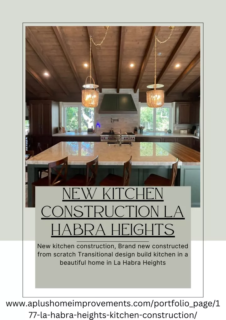 new kitchen construction la habra heights
