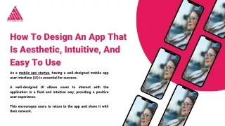 How To Design An App That Is Aesthetic, Intuitive, And Easy To Use