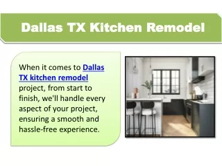 Dallas TX Kitchen Remodel