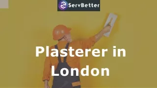 Job for Plasterer in London