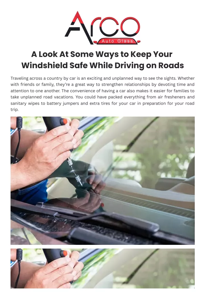 a look at some ways to keep your windshield safe