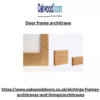 Door frame architrave