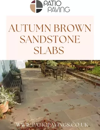 Autumn Brown Sandstone Slabs in the United Kingdom (1)