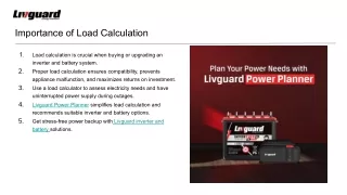 Importance of Home Load Calculation before buying an inverter