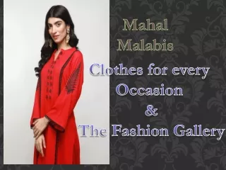 Mahal Malabis Women's Brand Clothing.