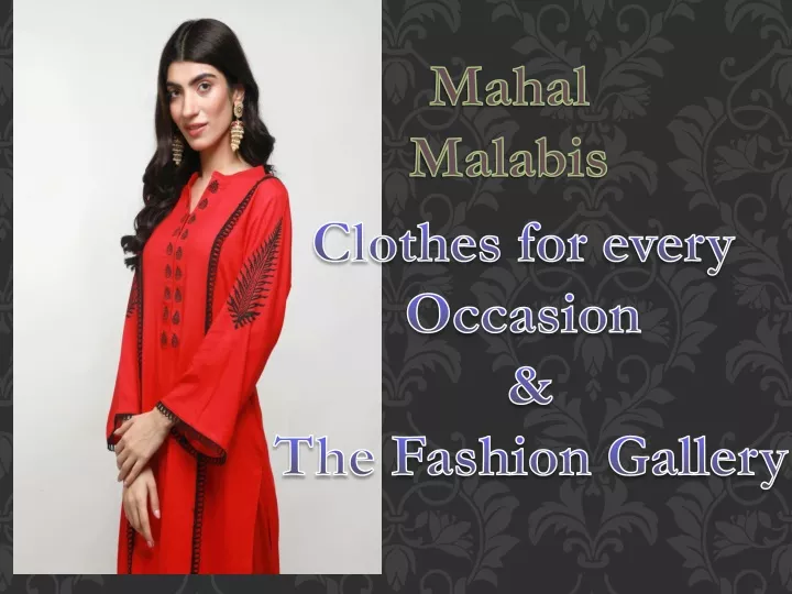 PPT - Mahal Malabis Women's Brand Clothing. PowerPoint Presentation ...