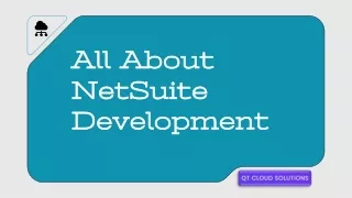 All About NetSuite Development