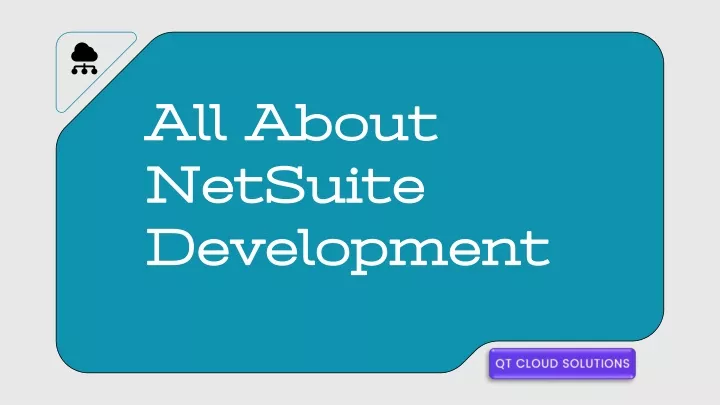 all about netsuite development