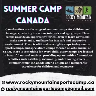 Summer Camp Canada