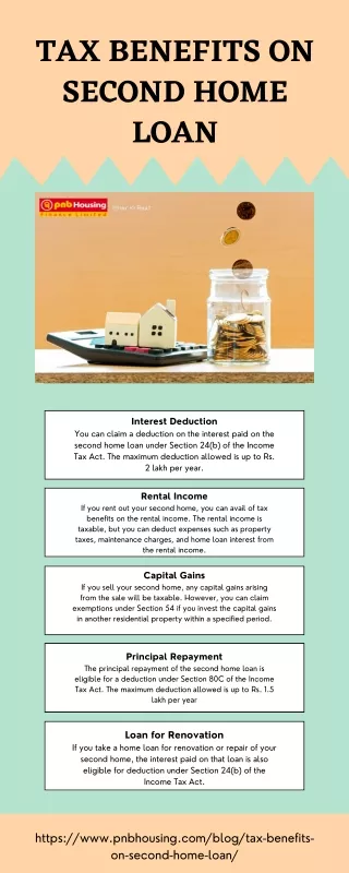 TAX BENEFITS ON SECOND HOME LOAN