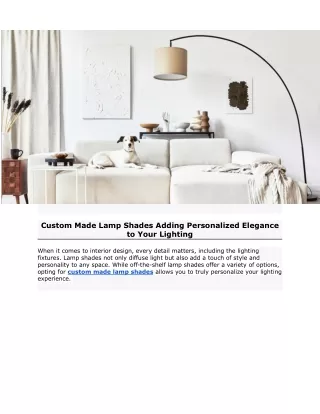 custom made lamp shades adding personalized