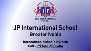 Best International Schools in Greater Noida