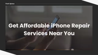 A Renowned Repair Store Near You| Broken iPhone Issues