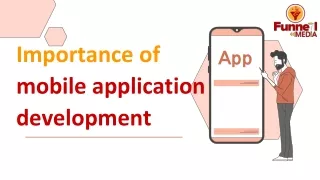 Importance of mobile application development
