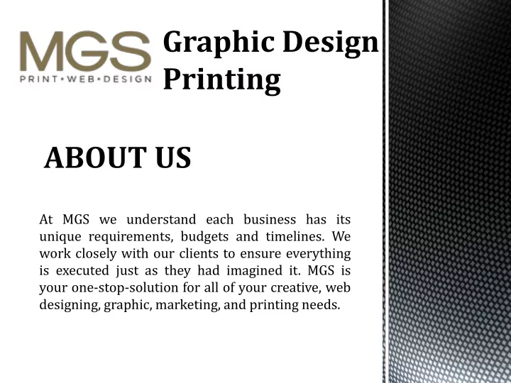 graphic design printing