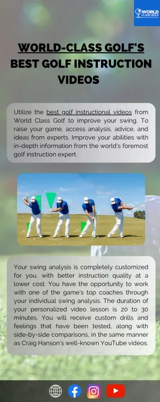 Fine-Tune Your Swing: Best Golf Instruction Videos for Perfecting Your Form