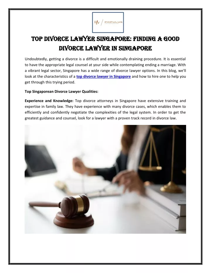 top divorce lawyer singapore finding