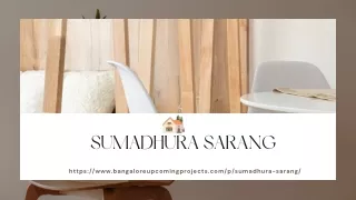 Sumadhura Sarang Pre-Launch Projects In Bangalore