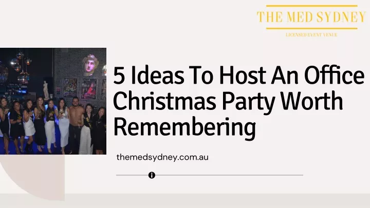 5 ideas to host an office christmas party worth