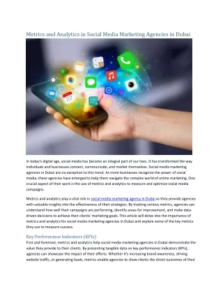 metrics and analytics in social media marketing