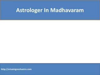 astrology services in madhavaram