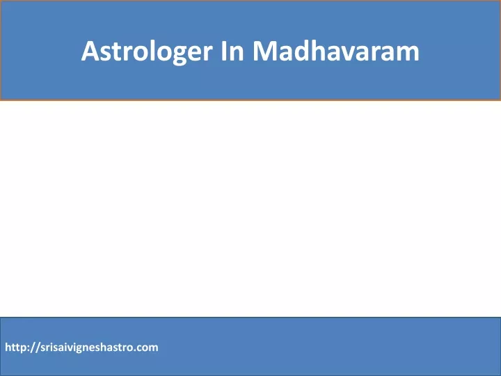 astrologer in madhavaram