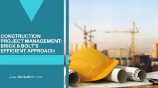 construction project management brick bolt