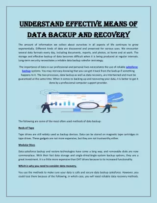Understand Effective Means of Data Backup and Recovery 03 (2)