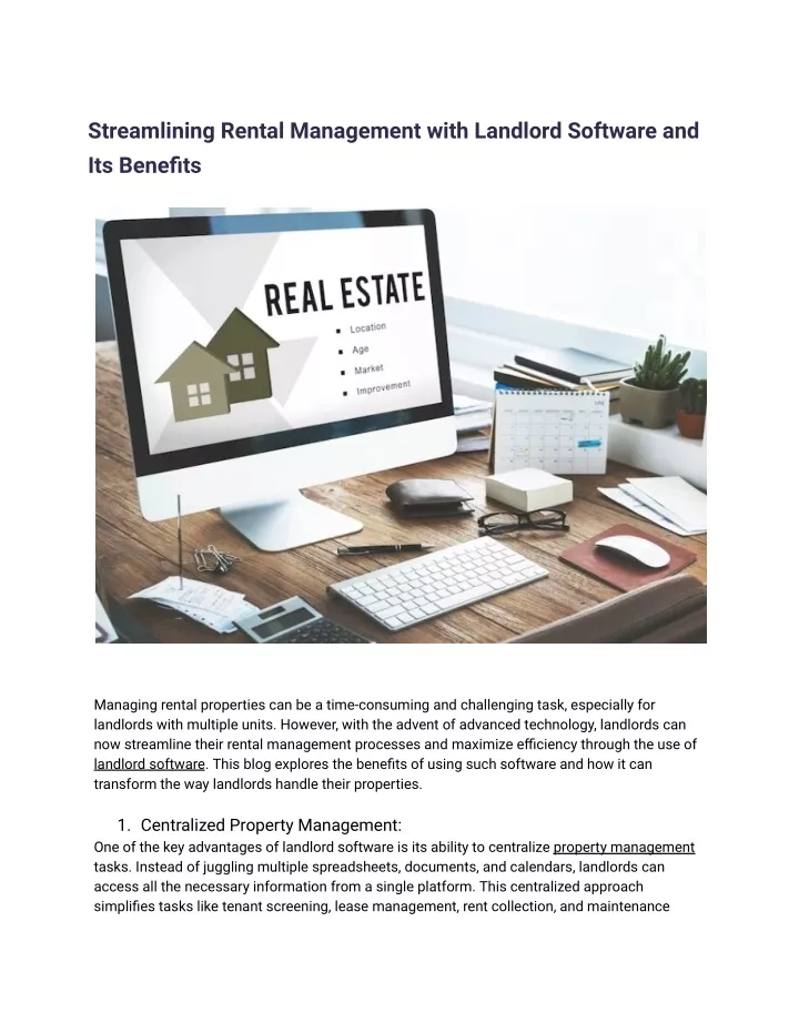 streamlining rental management with landlord