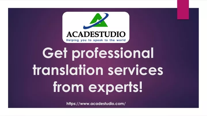 get professional translation services from experts