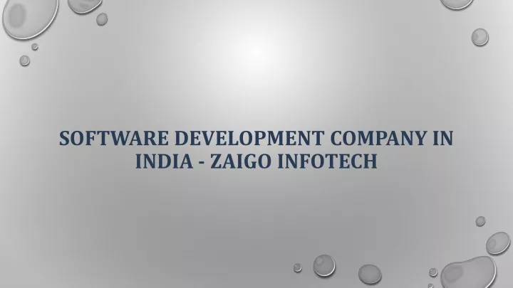 software development company in india zaigo infotech