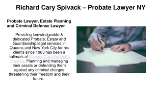 Get to Know the Top Queens New York’s Probate Lawyer