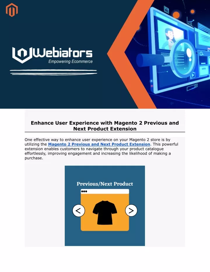 enhance user experience with magento 2 previous