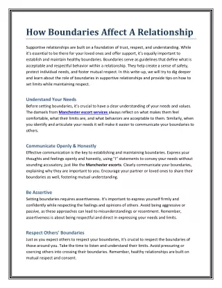 how boundaries affect a relationship