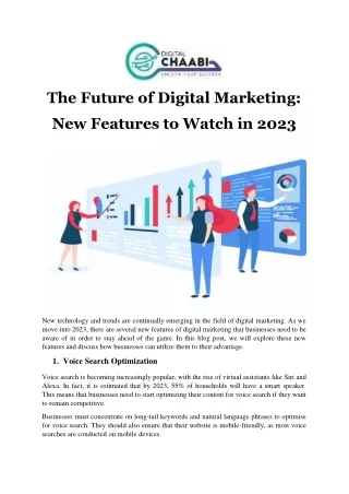 The Future of Digital Marketing New Features to Watch in 2023