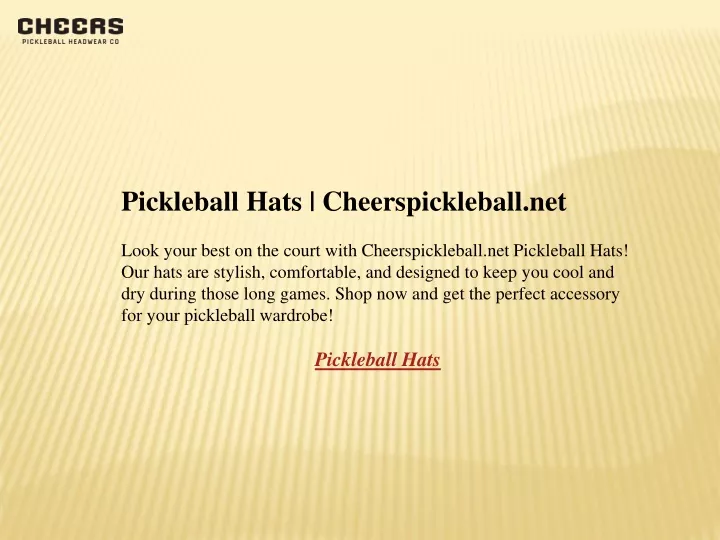 pickleball hats cheerspickleball net look your