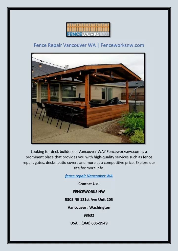 fence repair vancouver wa fenceworksnw com