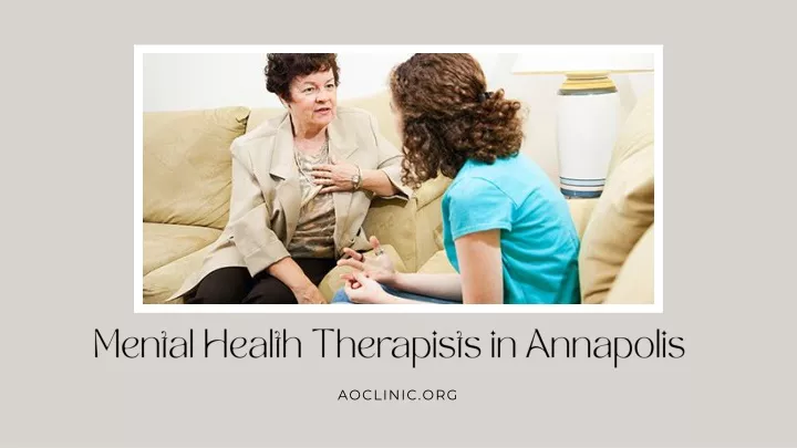 mental health therapists in annapolis