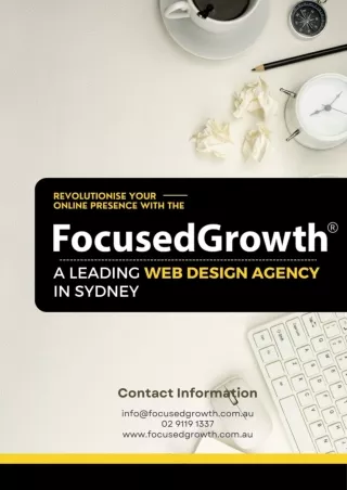 Revolutionise Your Online Presence with the FocusedGrowth® - A Leading Web Design Agency in Sydney
