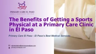 The Benefits of Getting a Sports Physical at a Primary Care Clinic in El Paso