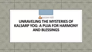 Unraveling the Mysteries of Kalsarp Yog