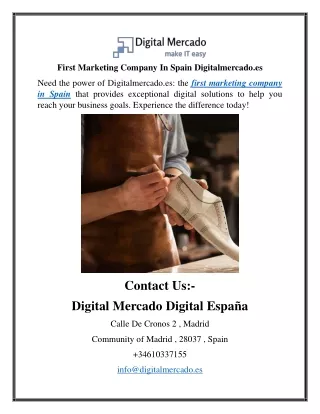 First Marketing Company In Spain Digitalmercado.es