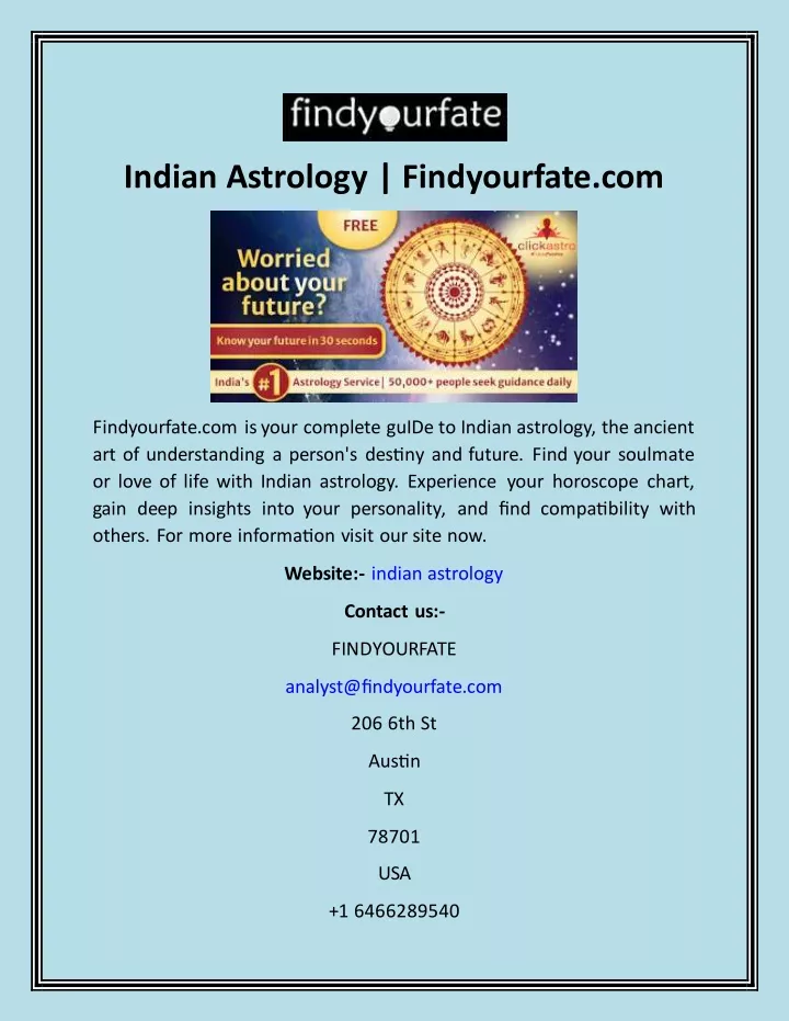 indian astrology findyourfate com